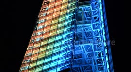 London's Shard Skyscraper Gets Festive With Lights Show