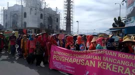 Indonesian women take to the streets to protest violence and misogyny