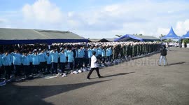 Indonesian Navy Army Joint Prayer