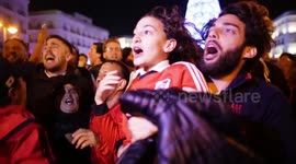 River fans take over Madrid ahead of Copa Libertadores final