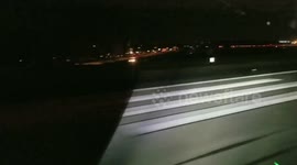 Night Takeoff in Progress