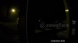 Time lapse Winter Storm Diego North Carolina