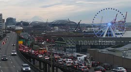 Time-Lapse: Seattle Waterfront Traffic