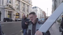 Tommy Robinson Short Interview Brexit Betrayal March London