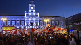 River Plate fans in Madrid ahead of CONMEBOL Libertadores Cup final