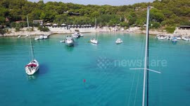 sailing boat in bay