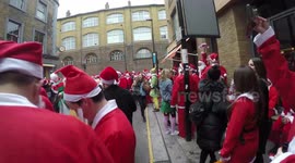 Brussel Sprout Battle At Santacon