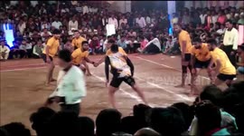 Several injured after stage collapses during kabaddi match in central India