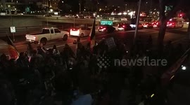 Human Rights Rally in Los Angeles CA