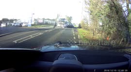 Lorry smashes into stationary traffic in shocking dash cam footage
