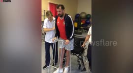 Gym-mad dad paralysed from the nose down by rare immune disorder triggered by -- a chicken CURRY