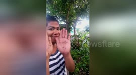 'Mosquito whisperer' shows off bizarre trick to lure insects