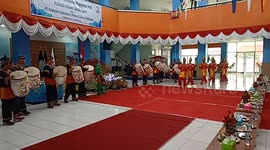 pasambah dance, traditional culture of Minang for honored guests