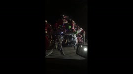Presents might be a bit late: Santa's sleigh broke down in England