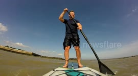 Paddleboard fail