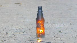 Man shows incredible chain reaction using a bottle of matches