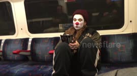 Crazy Commuter On The Tube