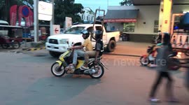 Motorcycle Pillion Passenger Carrying Stepladders