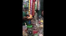 আগুন পান | Betel Leaf  on Fire