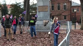 Neo-Confederates Sing Baby Its Cold Outside to Taunt Counter-Protestors at UNC Silent Sam