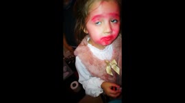Daughter destroys mum's favourite lipstick in funny video