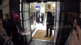 Keira Knightley Departs The Bafta Building