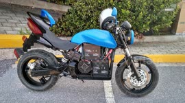We just made a Homemade Electric Motorcycle
