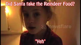 Did Santa Claus really land in our Garden