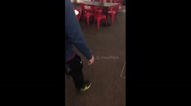Prank war - surprise pie attack
