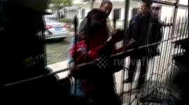 Curious pupil gets his hand impaled on railings on school gate