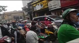 Motorcycles are everywhere in Ho Chi Minh city.