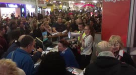 Reaction to flight cancellations