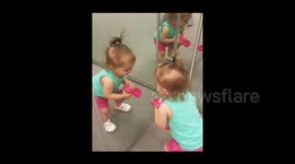 When your kid doesn't understand mirrors