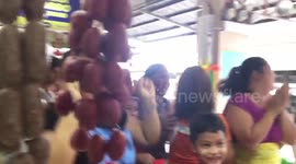 Filipino shoppers celebrate moment Catriona Gray is crowned Miss Universe