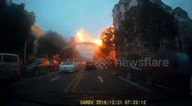 Chinese residential building explodes due to gas leak killing three
