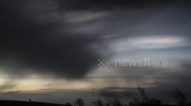 Mother of Pearl Nacreous Clouds from N. Ireland 2016