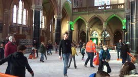Dutch church has incredible Christmas ice rink surprise
