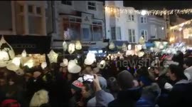‘Burning of the Clocks’ marks winter solstice in Brighton