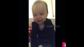 Baby speaks 3 languages- wait till the end... hohoho