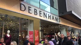 Debenhams Cleaning Staff Protest