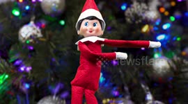 Dancing Elf on the Shelf