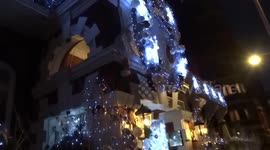 The Milestone Hotel Kensington is sparkling with Christmas lights