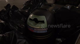 Down The Posh Jermyn Street In London A Huge Amount Of Rubbish Piles Up
