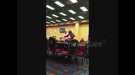 Poker Fight in Miami (with music)