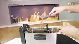 What happens inside a deep fat fryer