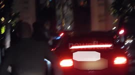 Liz Hurley Chased By photographers