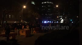 Ferguson protest outside the UN
