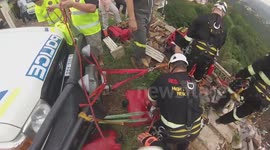 Women rescued from car after cliff plunge in Durban