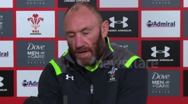 Wales Press Conference - Robin McBryde Wales V South Africa
