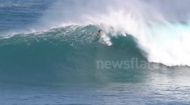 Big Wave Surfing Wipeout